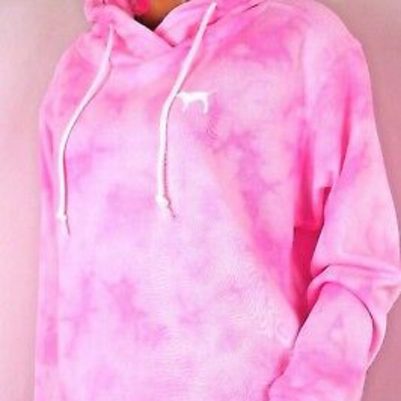PINK Victoria's Secret Sweaters - THIS IS THE HOODIE TO OWN! Tie Dye VS 🦄🦓🦄🦓 EUC